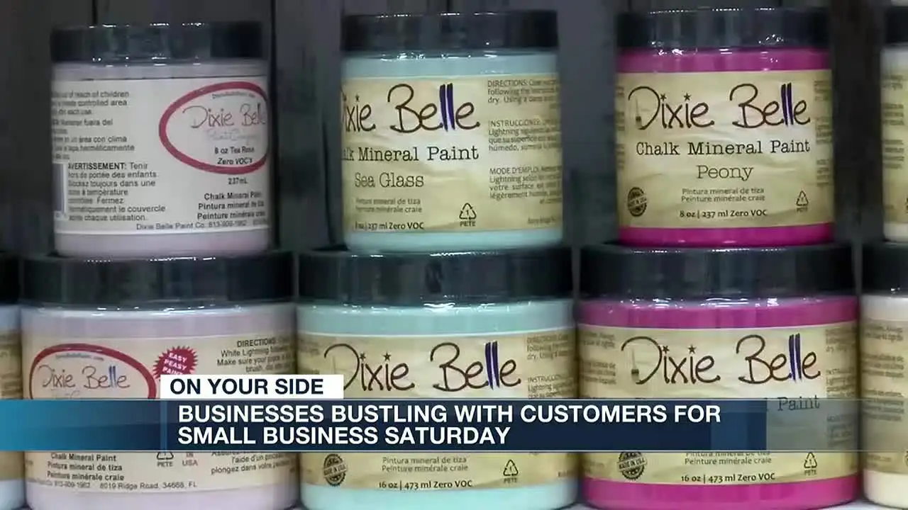 Businesses bustling with customers for Small Business Saturday
